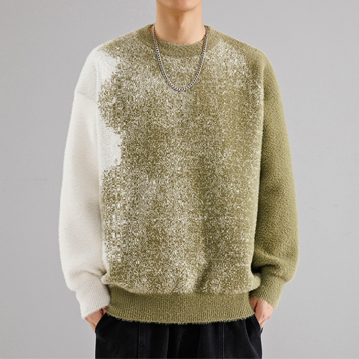 Lioran | Pixel-Strickpullover Unisex