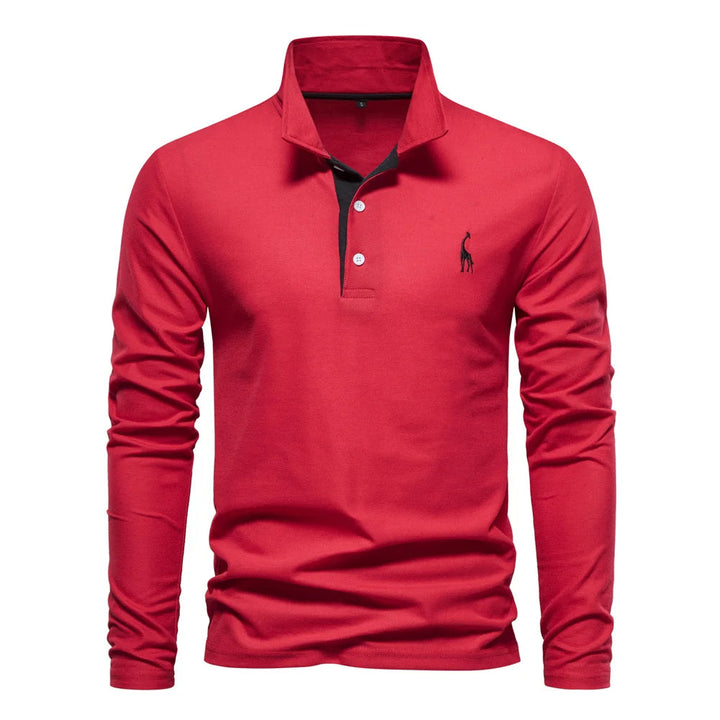 Ulman | Polo-Langarmpullover für Männer