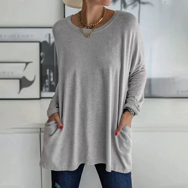 Gioia | Lässiger warmer Pullover in Übergröße