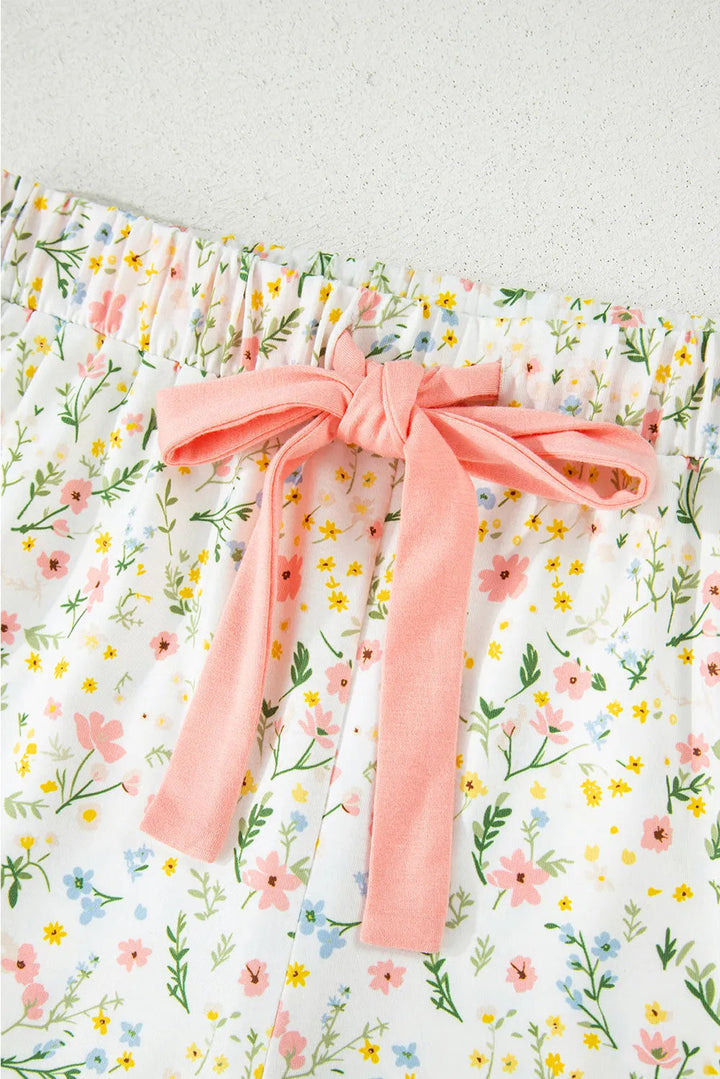 Esmira | Blumen Schlafanzug Set Damen