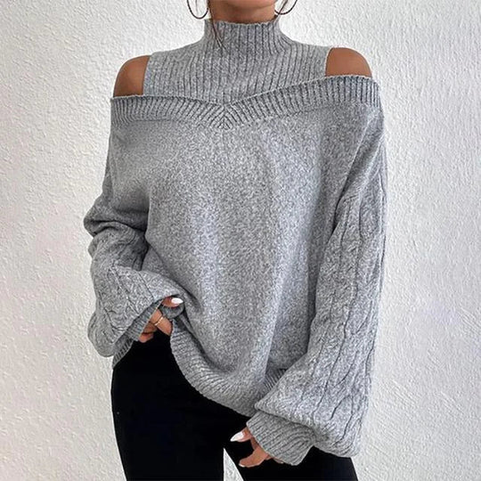Celine | Elegantes Longsleeve mit überschnittenen Schultern