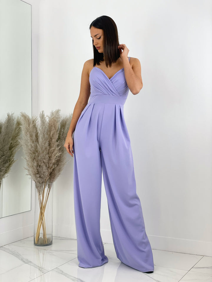 Ivanya | Krepp-Overall mit Abnähern