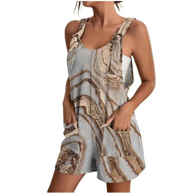 Tyressa | Geblümter Sommer Jumpsuit