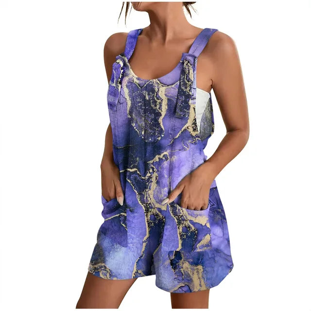 Tyressa | Geblümter Sommer Jumpsuit