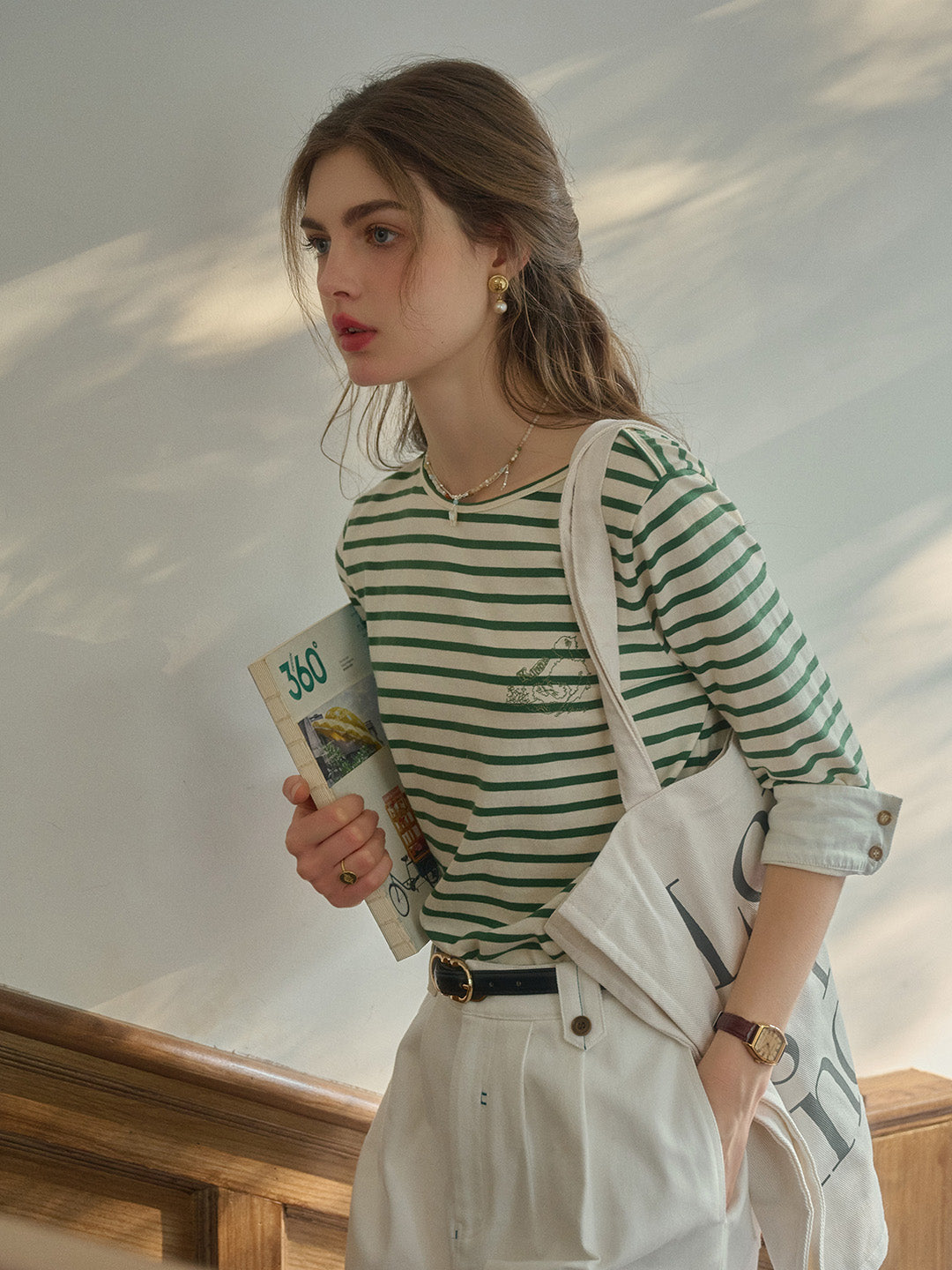 Zaida | Gestreiftes Baumwollshirt