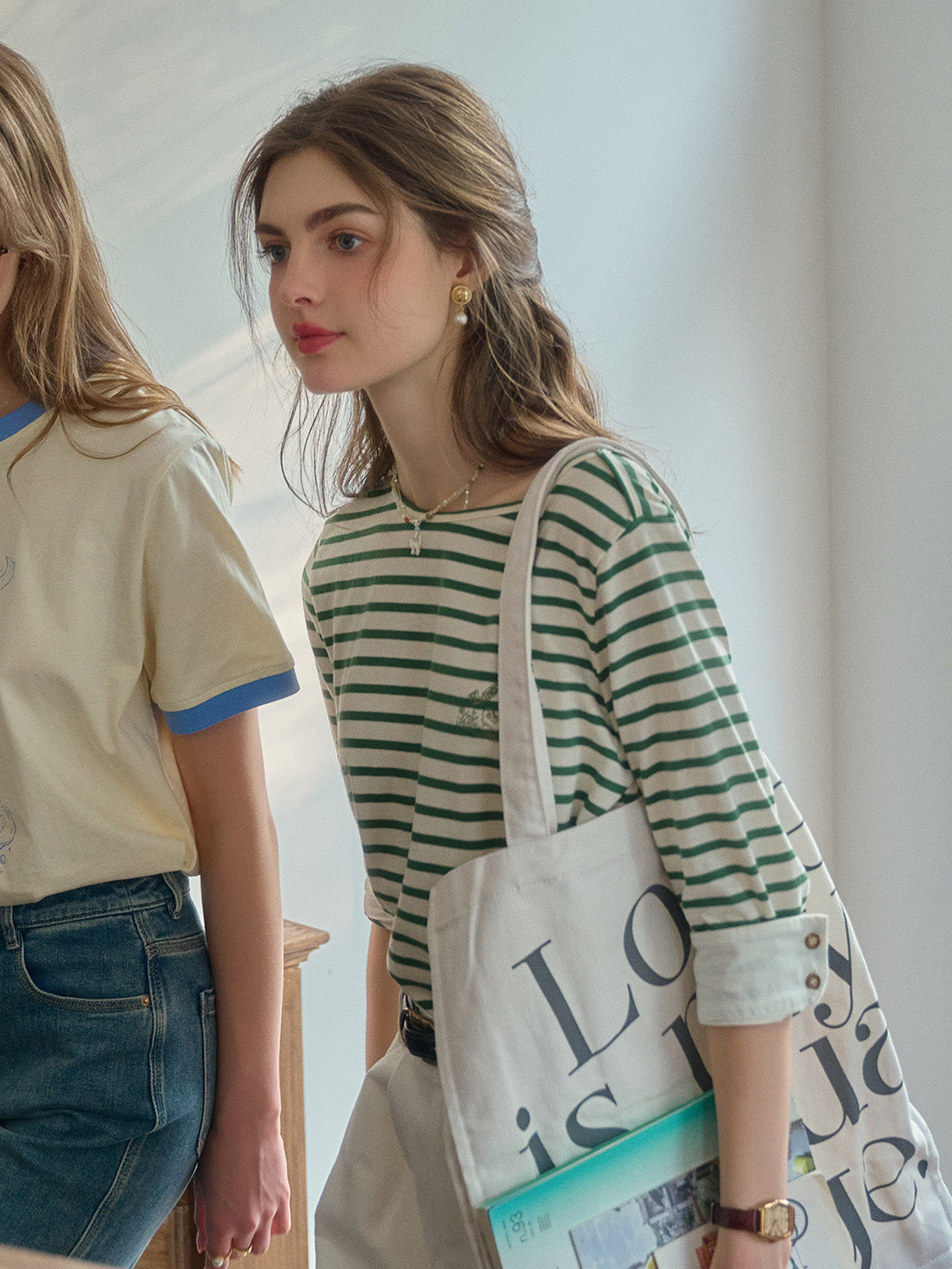 Zaida | Gestreiftes Baumwollshirt