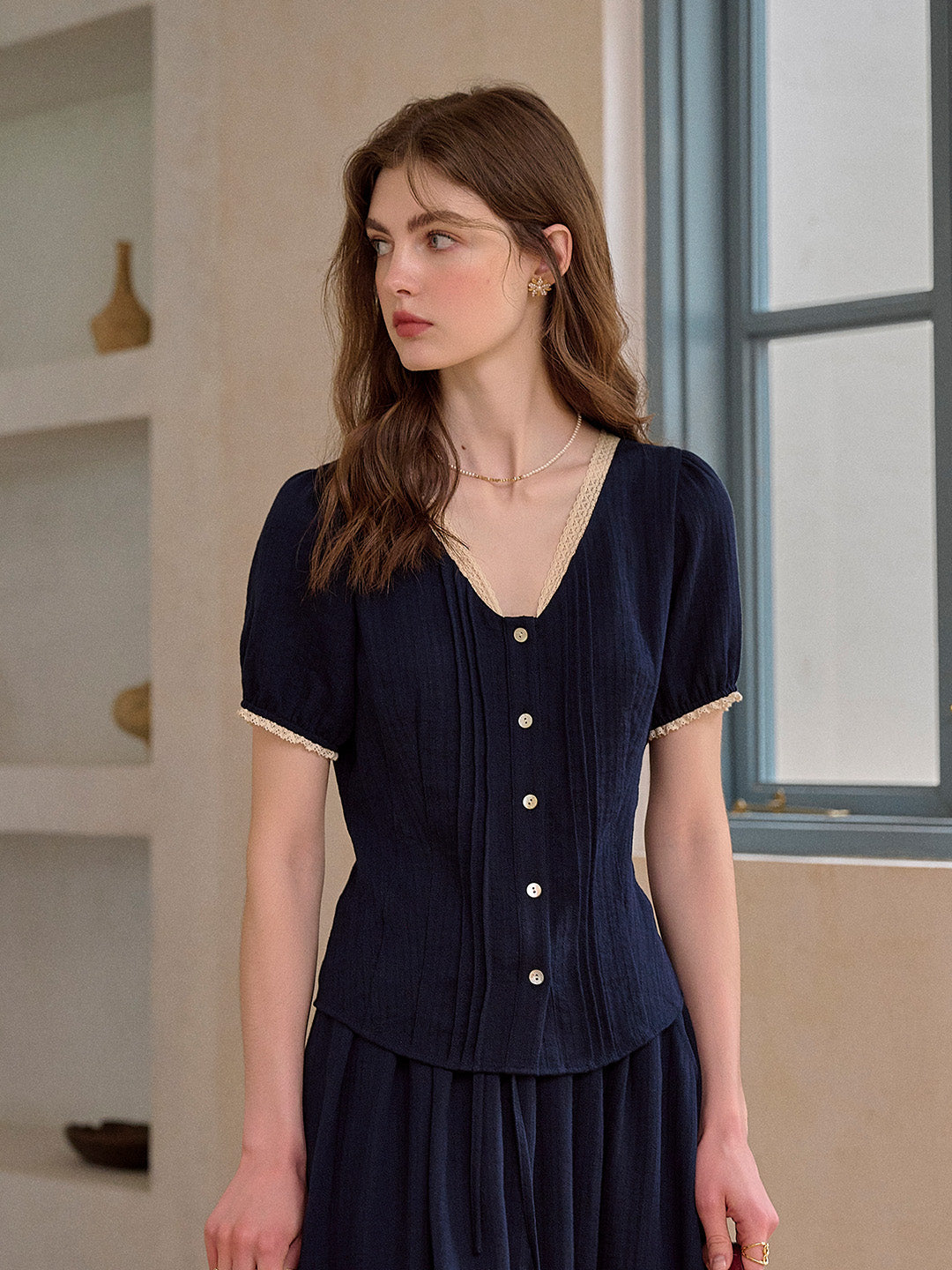 Winfrida | Elegante Spitzenbluse