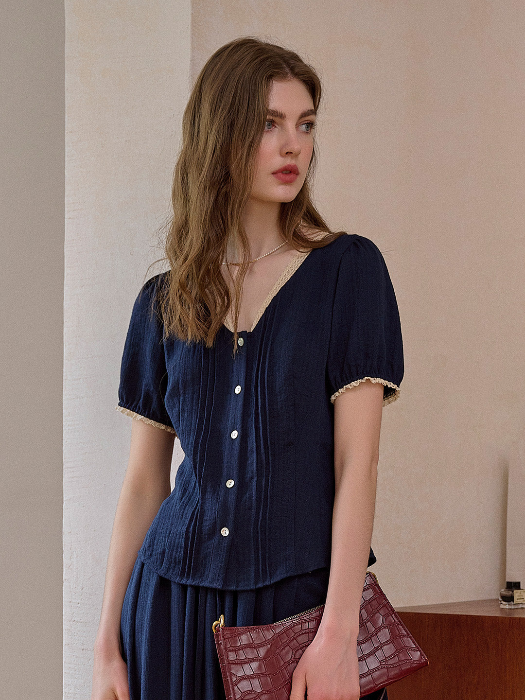 Winfrida | Elegante Spitzenbluse