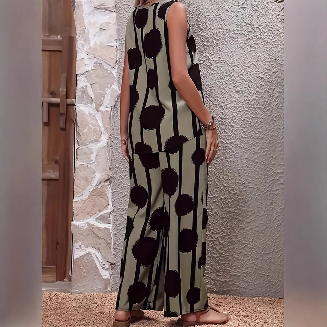 Senovia | Bedrucktes Streetstyle Zweiteiler-Set