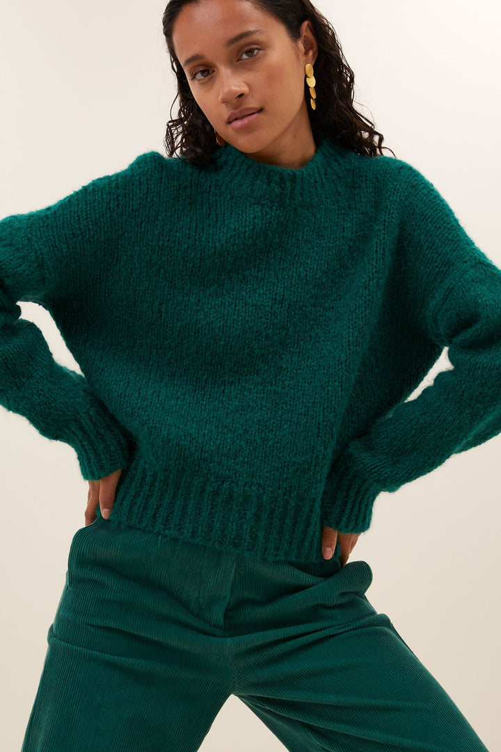 Paelina | Warmer Grobstrick-Pullover Damen