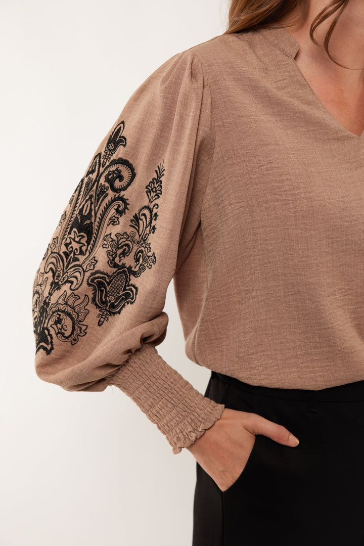 Luna | Luftiges Sommer V-Ausschnitt Top