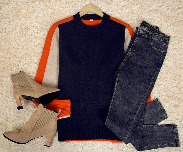 Hadu | Pullover mit Retro-Streifen
