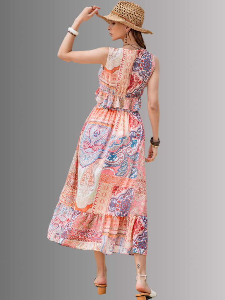 Ravira | Boho Set mit Rock & Top