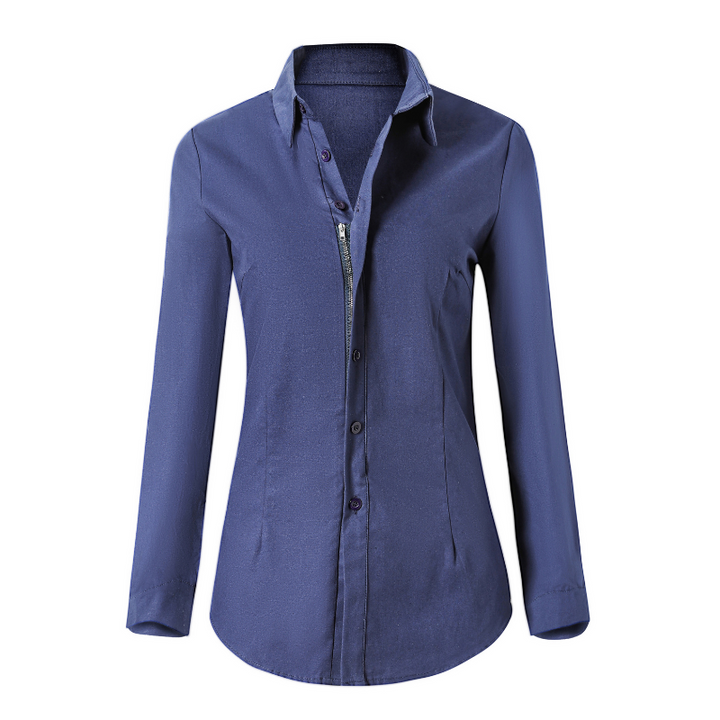 Bibiane | Bluse mit Reißverschluss für Frauen