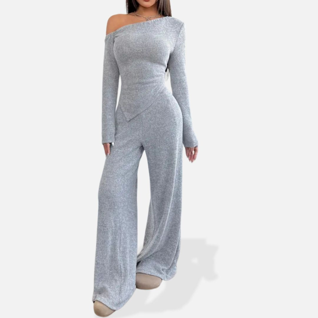 Winora | 2-teiliges Damen-Strickset Off-Shoulder