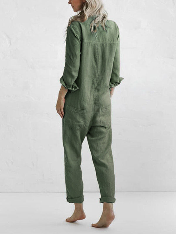 Annah | Jumpsuit mit langen Ärmeln