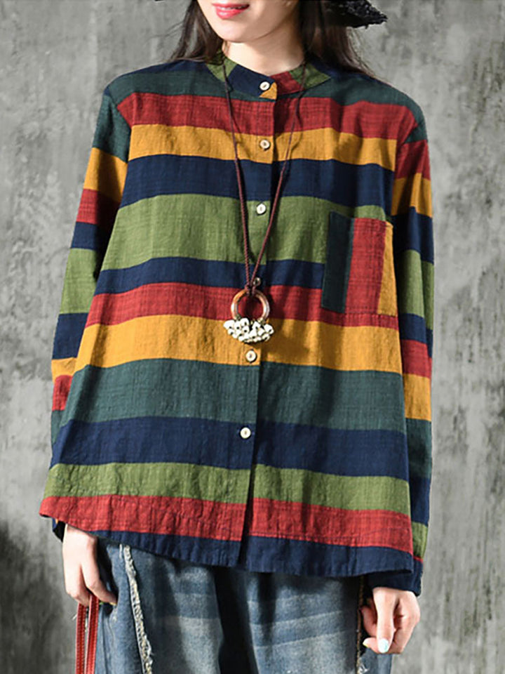 Solara | Gestreiftes Vintage-Hemd