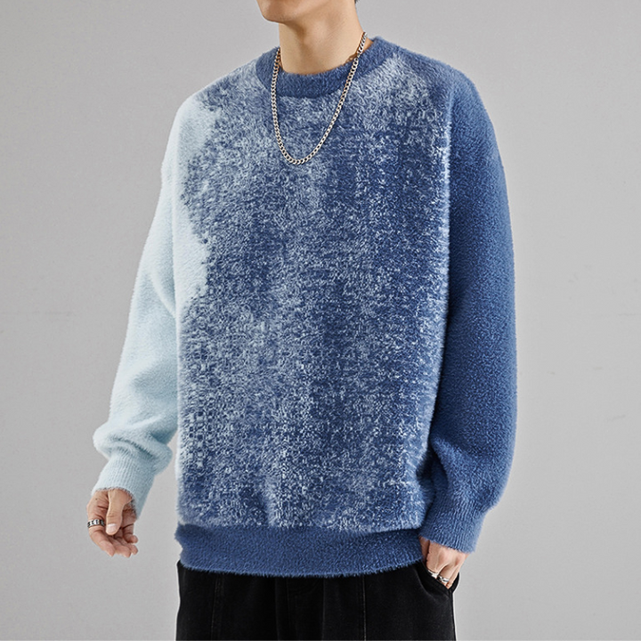 Lioran | Pixel-Strickpullover Unisex