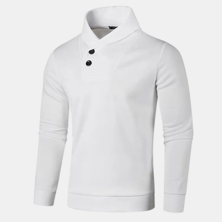 Ernestino | Lässiger Pullover mit halbem Rollkragen