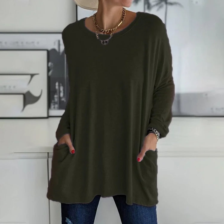 Gioia | Lässiger warmer Pullover in Übergröße