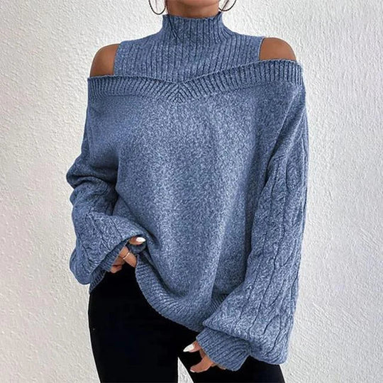 Celine | Elegantes Longsleeve mit überschnittenen Schultern