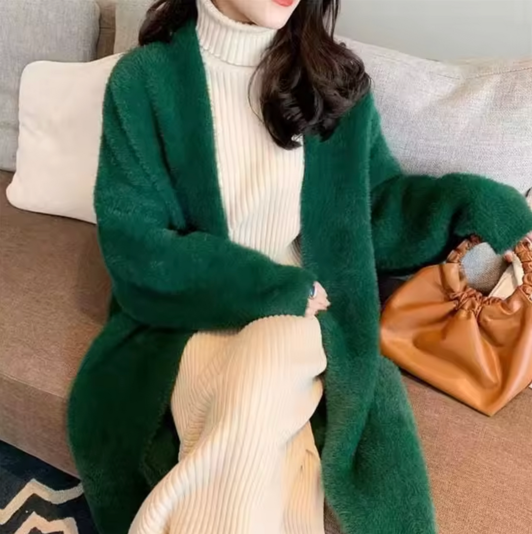 Serenastra | Langer Oversized Strick-Cardigan