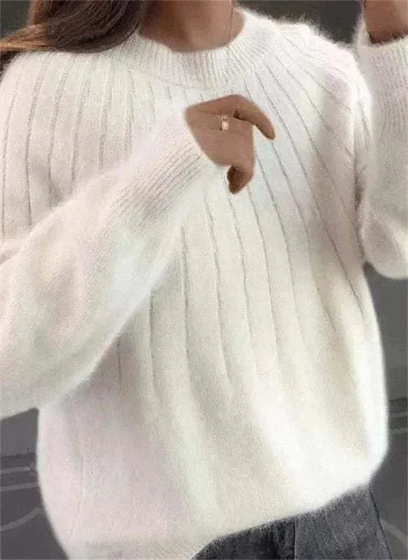 Dollie | Flauschiger Strickpullover