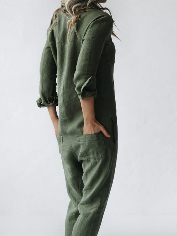 Annah | Jumpsuit mit langen Ärmeln
