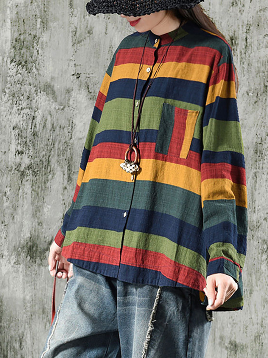 Solara | Gestreiftes Vintage-Hemd