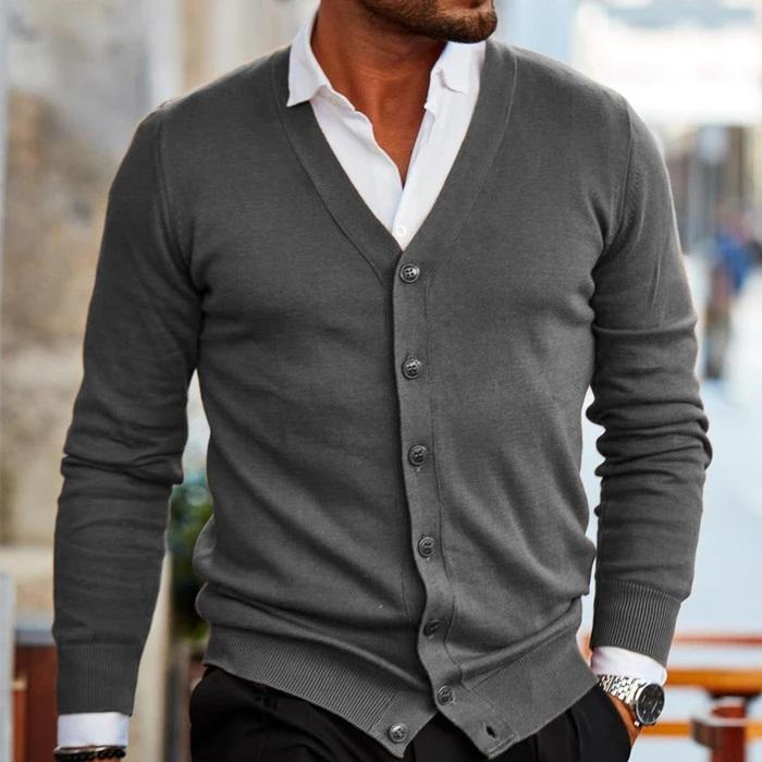 Krisan | Herren Strickjacke mit Knöpfen