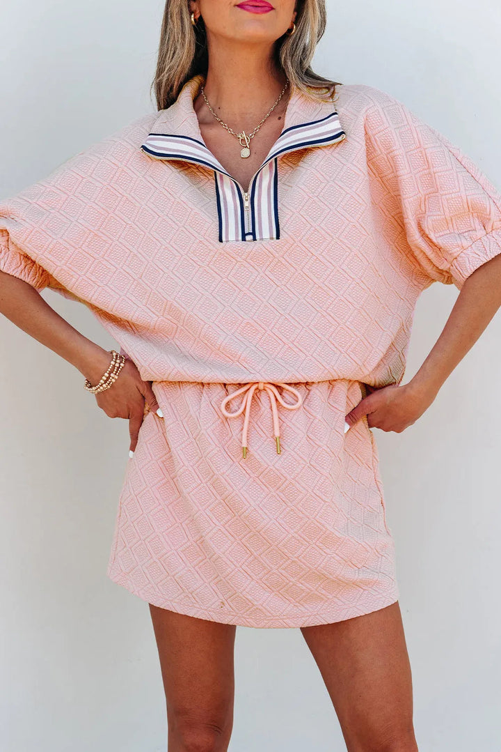 Ulissa | Chic gestreiftes Rock-Set