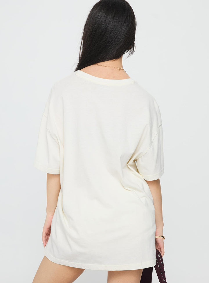 Ida | Oversized Grafikshirt Marshmallow