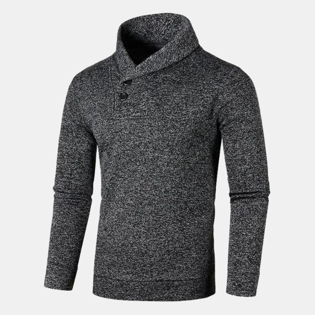 Ernestino | Lässiger Pullover mit halbem Rollkragen