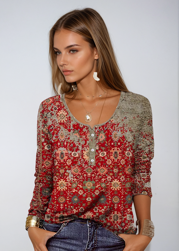 Cheryle | Eleganter Pullover mit Aztekenmuster