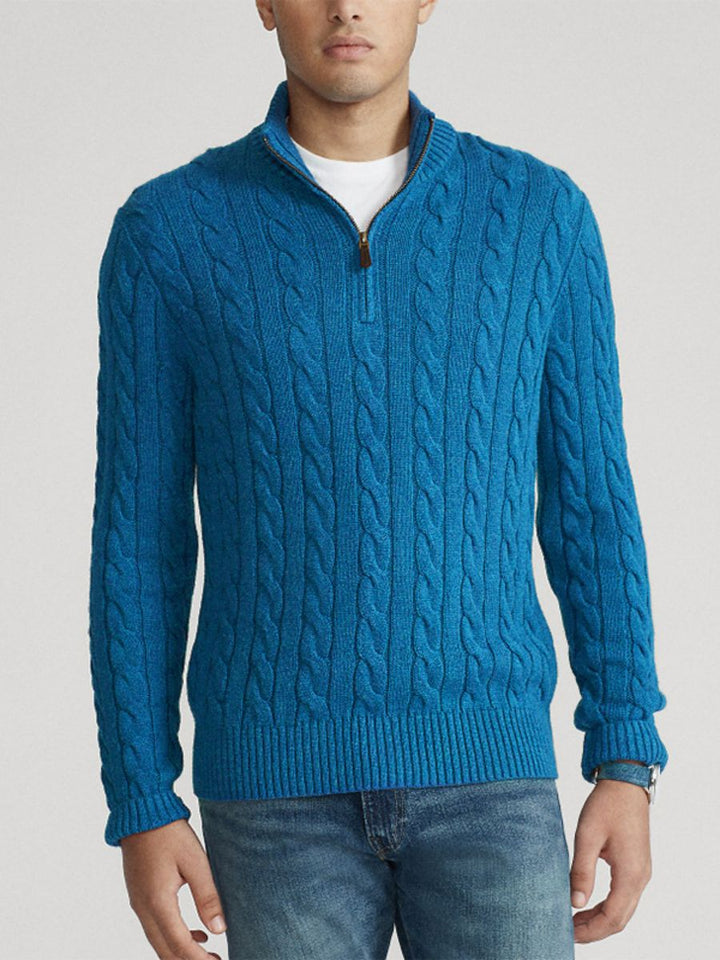 Kaemon | Herren Pullover mit Reißverschluss