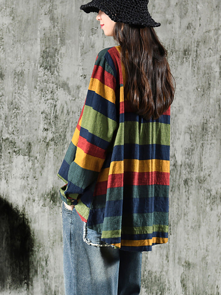 Solara | Gestreiftes Vintage-Hemd