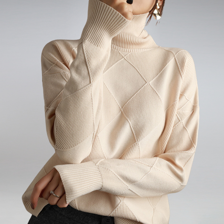 Evleen | Luxuriöser Rollkragenpullover
