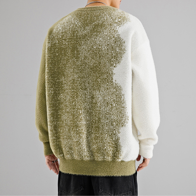 Lioran | Pixel-Strickpullover Unisex