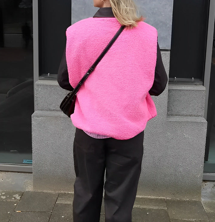 Yveline | Elegante einreihige Strickweste