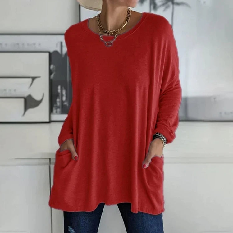 Gioia | Lässiger warmer Pullover in Übergröße