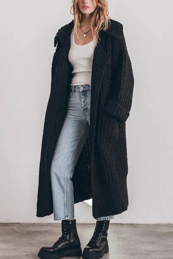 Artemisia | Strick-Cardigan mit Knöpfen und Taschen