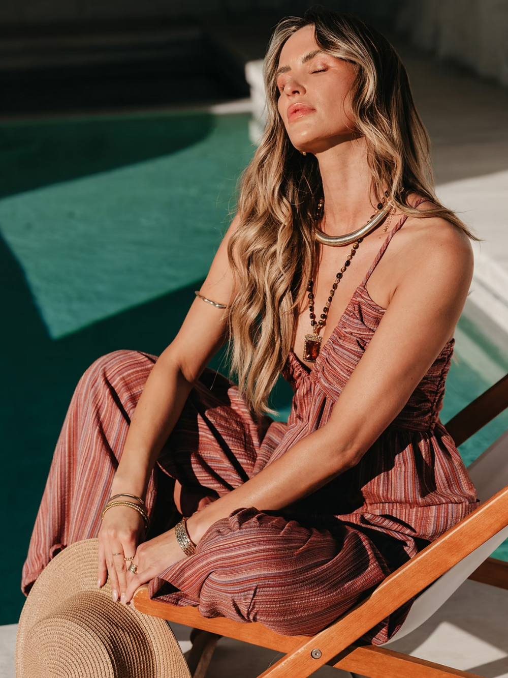 Sylis | Weitbeiniger Sommer-Jumpsuit