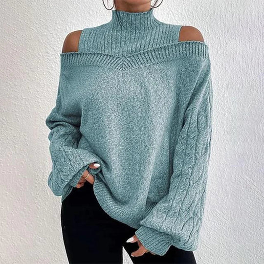 Celine | Elegantes Longsleeve mit überschnittenen Schultern
