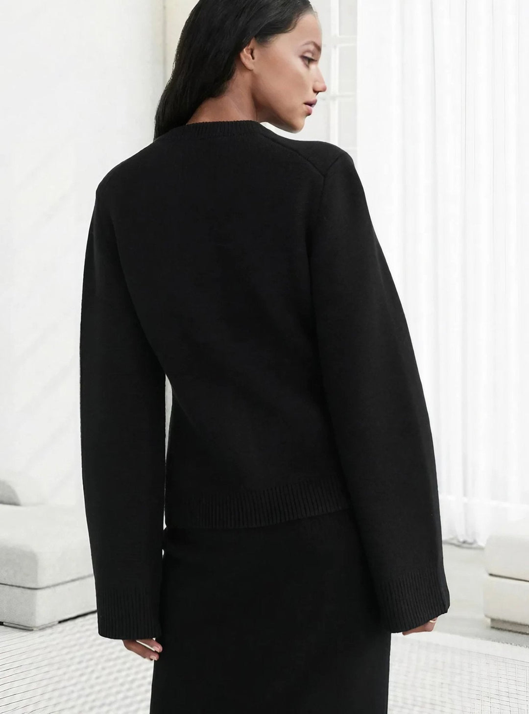 Gen | Weiche Strickjacke mit Knöpfen