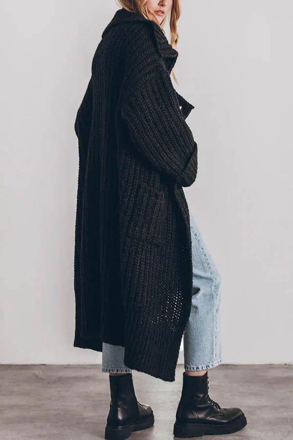 Artemisia | Strick-Cardigan mit Knöpfen und Taschen