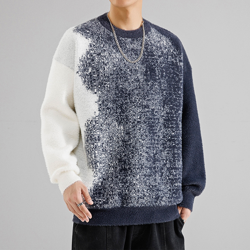 Lioran | Pixel-Strickpullover Unisex