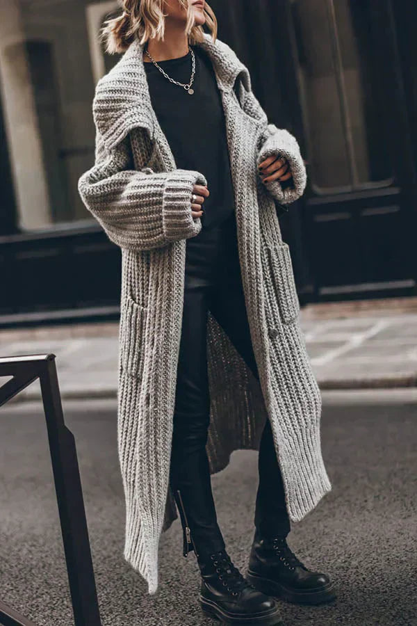 Artemisia | Strick-Cardigan mit Knöpfen und Taschen