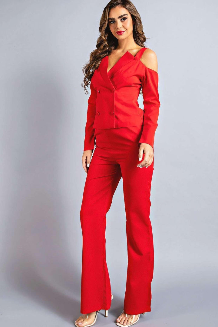 Vionnet | Damen Anzug Set mit Cut-Out Ärmeln