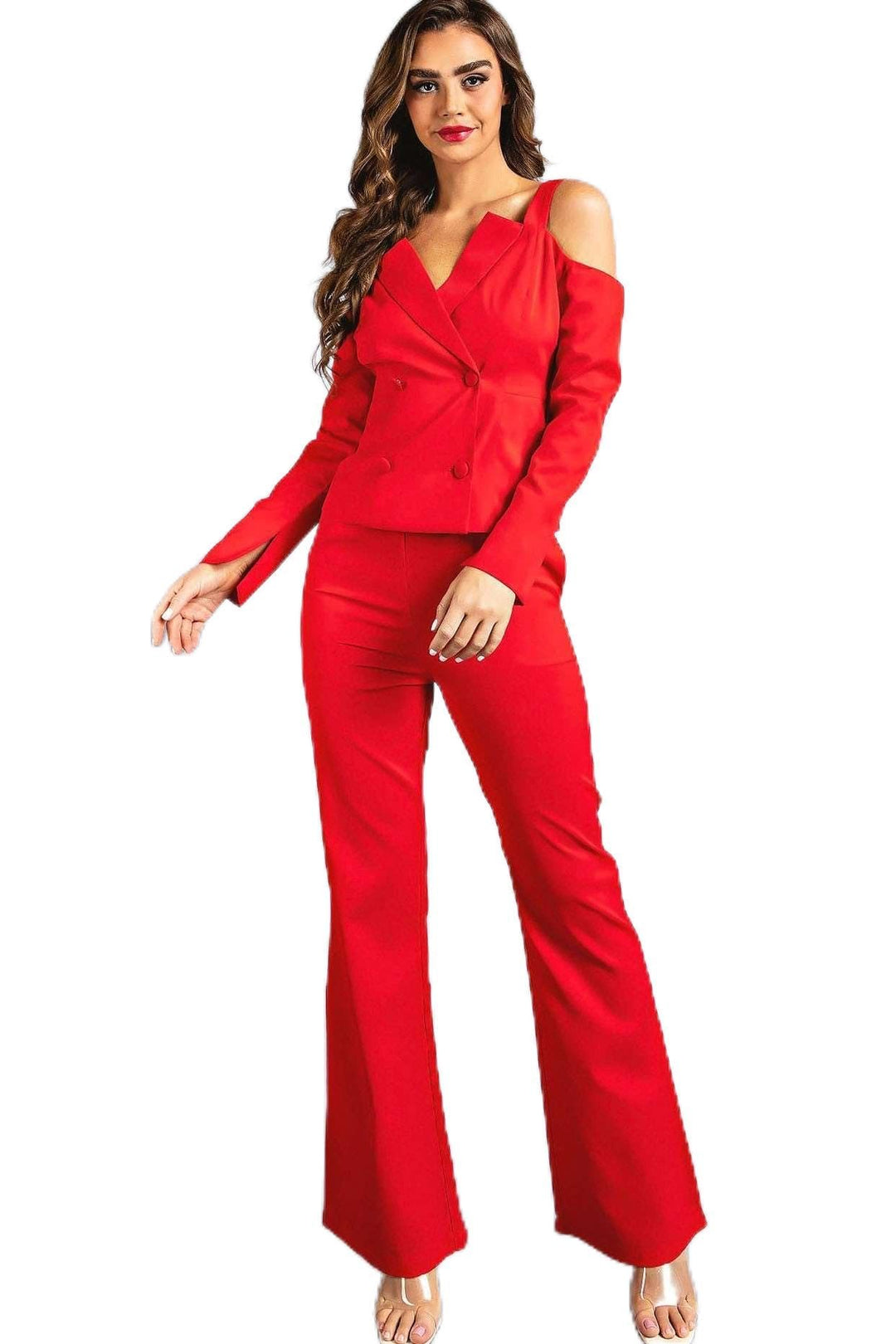 Vionnet | Damen Anzug Set mit Cut-Out Ärmeln