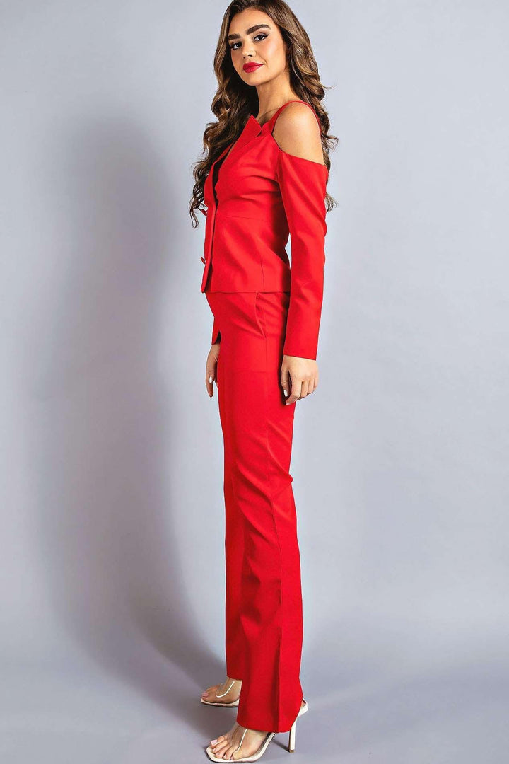 Vionnet | Damen Anzug Set mit Cut-Out Ärmeln